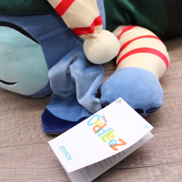 Disney Store Official Cuddleez Plush Stitch Elf  Big Plush Super Soft NEW - Picture 4 of 9